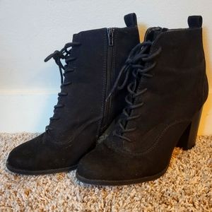 Black Express ankle booties size 10